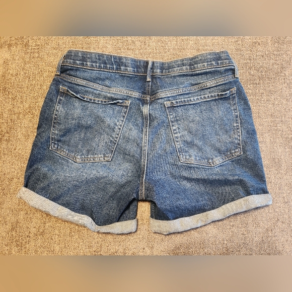 EUC Maternity Front Panel Jean Shorts, Size 12 - Picture 2 of 3